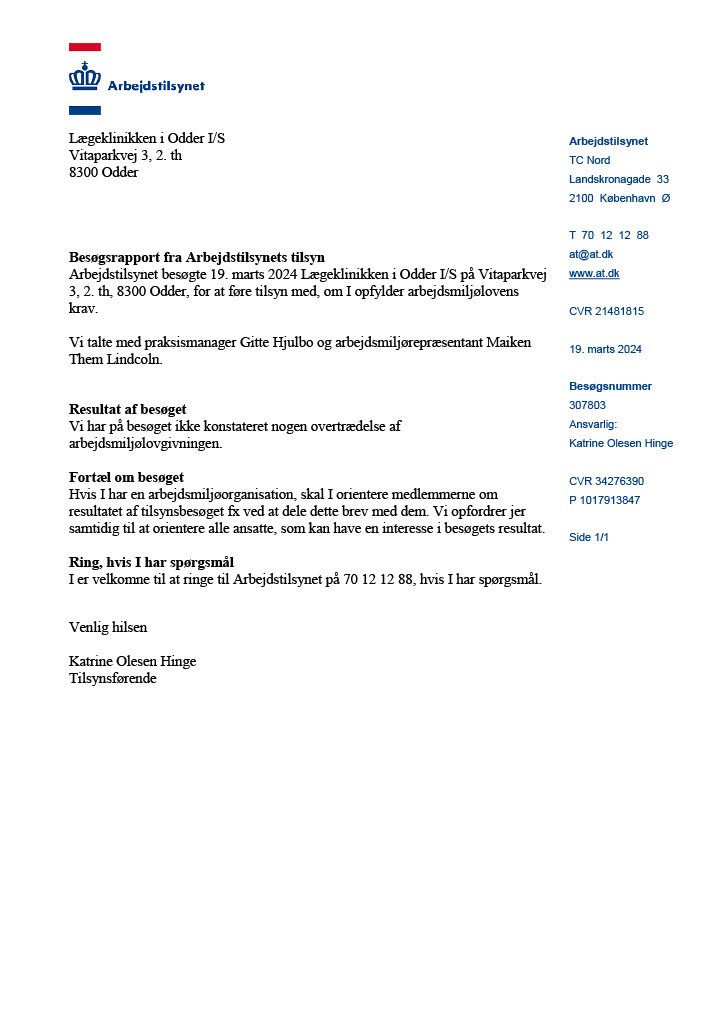 Arbejdstilsynet Arbejdstilsynet 1